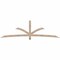 Ekena Millwork Davenport Smooth Timber Gable Bracket, Douglas Fir, 108"W x 31 1/2"H x 3 1/2"D x 3 1/2"F, 7/12 Pitch GBW108X31X0404DAV00SDF - alternate 1